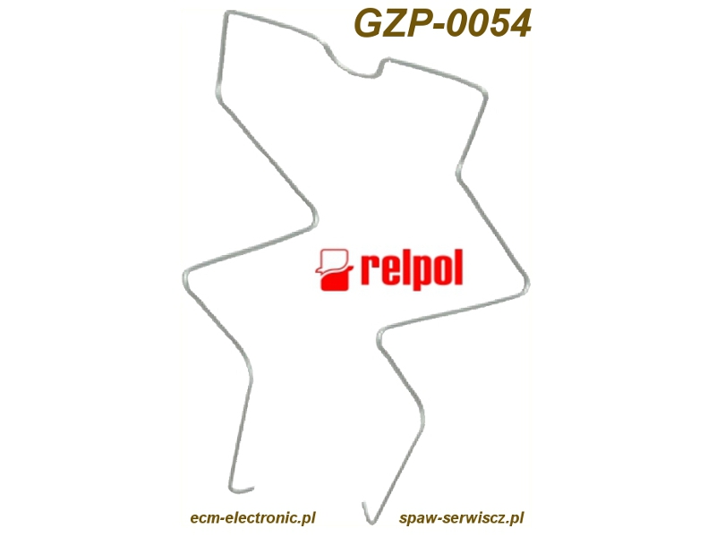 Obejma sprynowa typu GZP-0054 do gniazd przekanikw R15 2P, 3